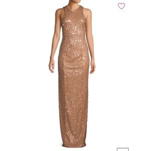Galvan Sequined Column Gown